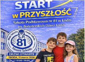 Zaproszenie na Drzwi Otwarte w SP 81